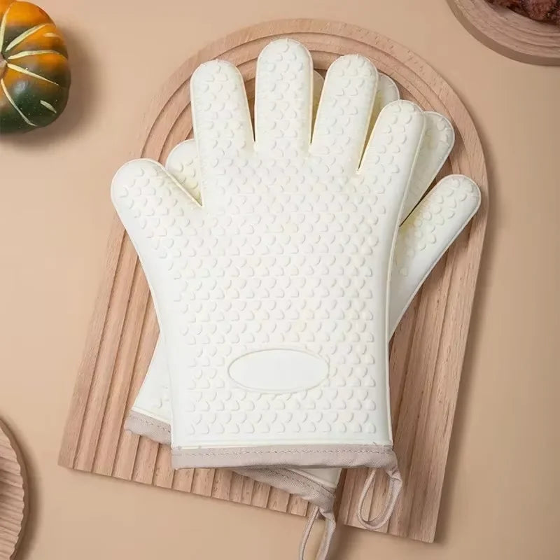 Guantes de cocina térmicos de silicona