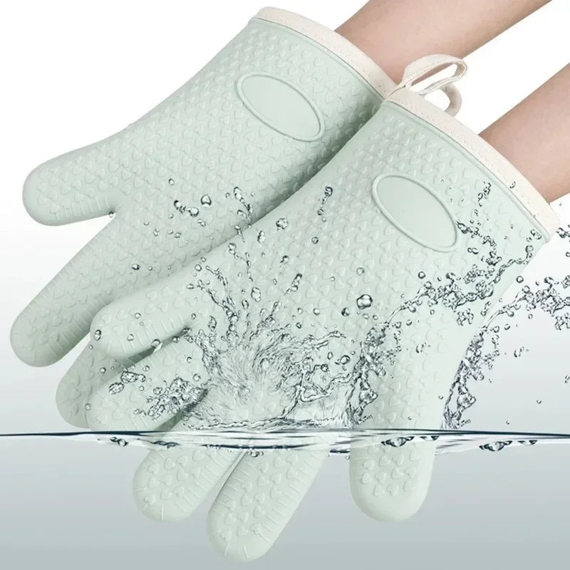 Guantes de cocina térmicos de silicona