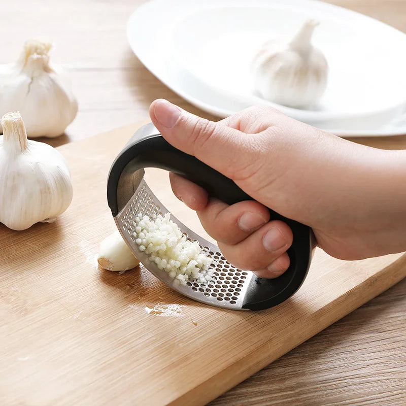 Prensa de ajo manual acero