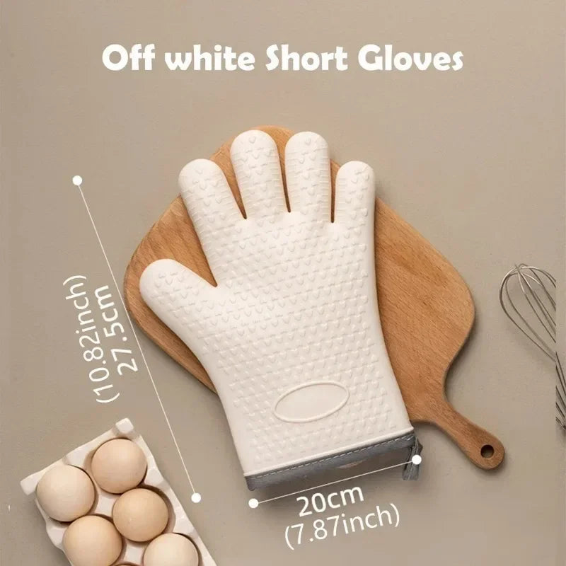 Guantes de cocina térmicos de silicona