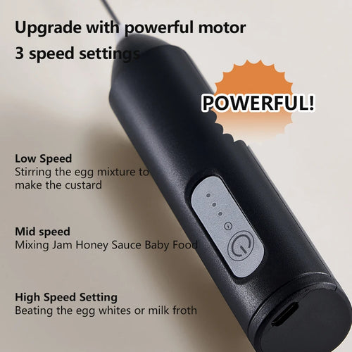 Batidor eléctrico recargable usb