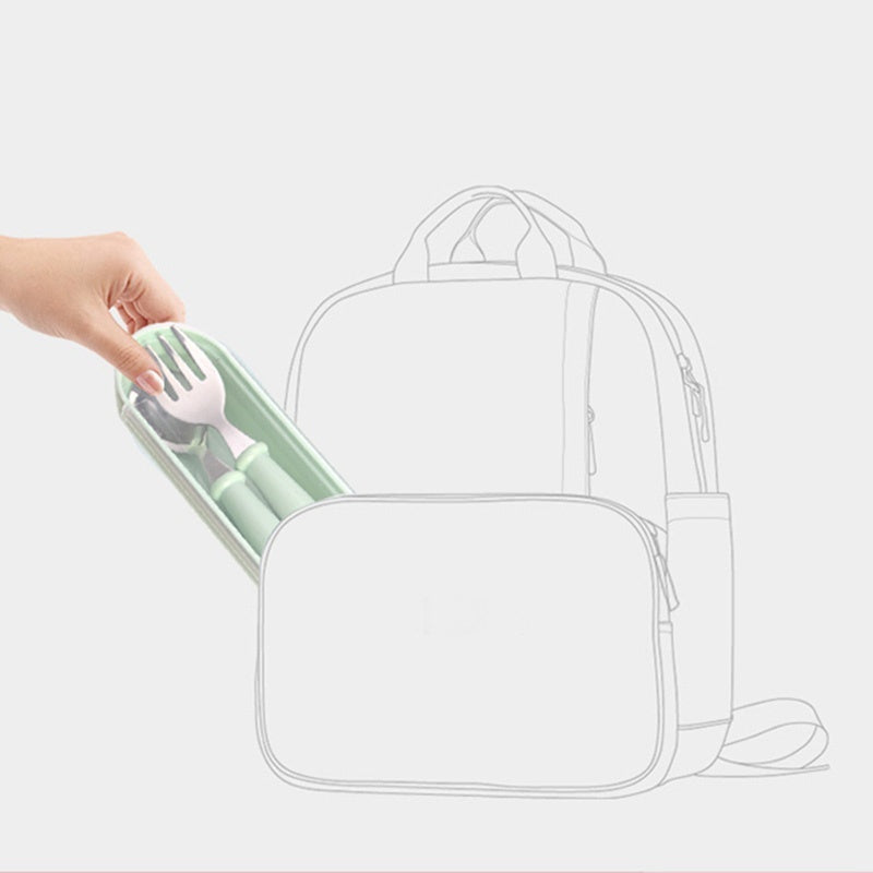 Set de cubiertos infantiles con estuche