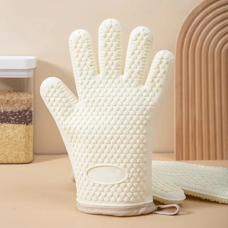 Guantes de cocina térmicos de silicona
