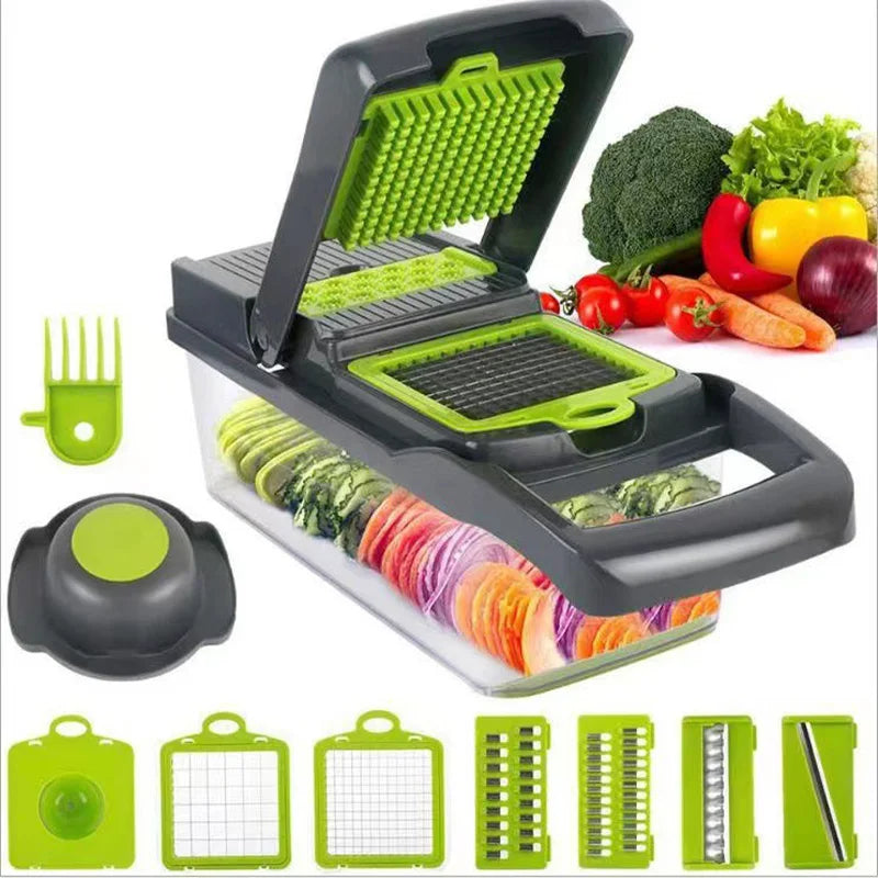Picadora de verduras multifuncional 16 en 1