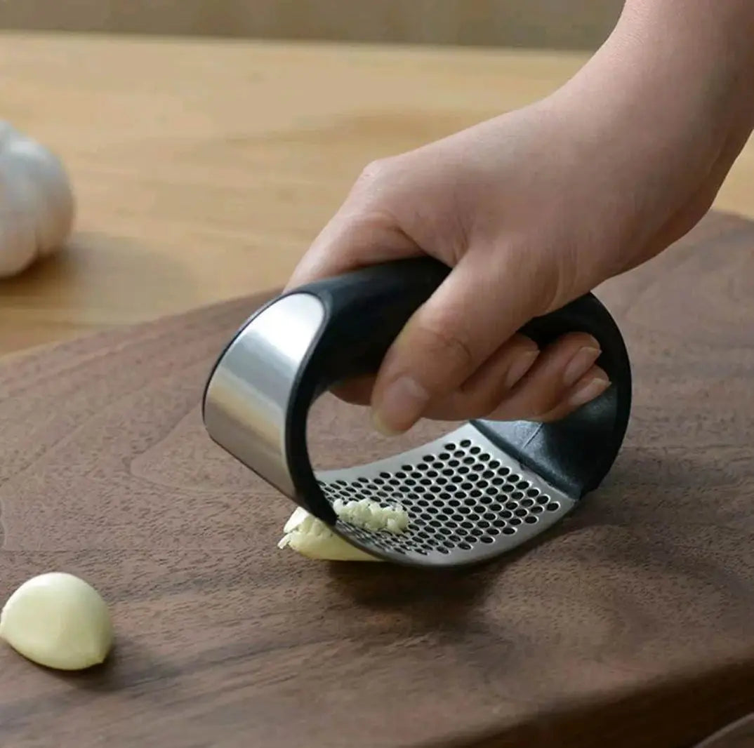 Prensa de ajo manual acero